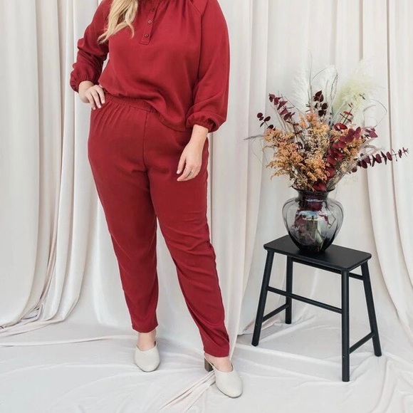 Sotela trousers pants ethical easy slim leg tencel - Picture 2 of 6